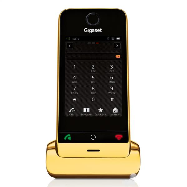 گوشی تلفن بی سیم لمسی گیگاست مدل SL910
